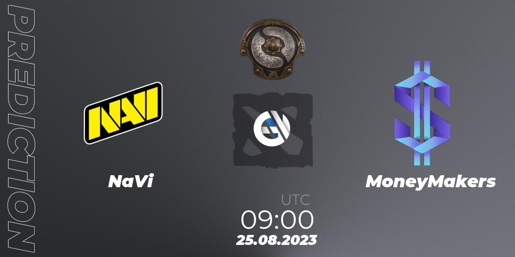 Pronóstico NaVi - MoneyMakers. 25.08.2023 at 09:59, Dota 2, The International 2023 - Eastern Europe Qualifier