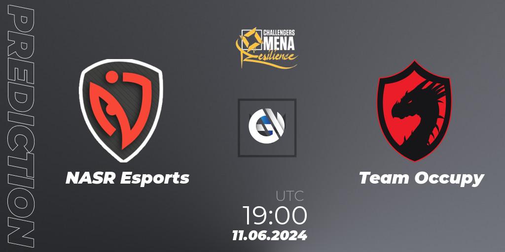 Pronóstico NASR Esports - Team Occupy. 11.06.2024 at 19:00, VALORANT, VALORANT Challengers 2024 MENA: Resilience Split 2 - Levant and North Africa