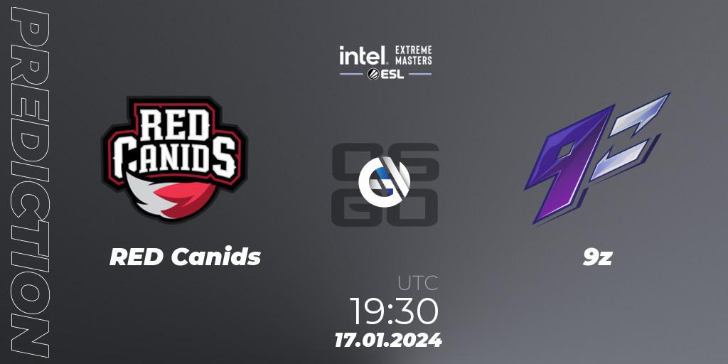 Pronóstico RED Canids - 9z. 17.01.2024 at 19:30, Counter-Strike (CS2), Intel Extreme Masters China 2024: South American Closed Qualifier