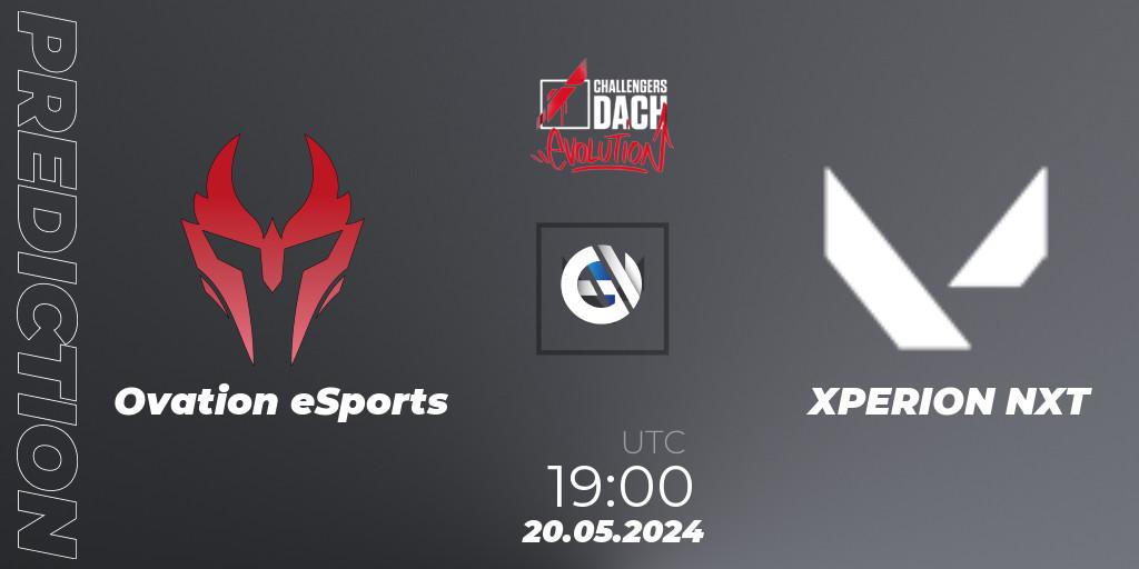 Pronóstico Ovation eSports - XPERION NXT. 20.05.2024 at 19:00, VALORANT, VALORANT Challengers 2024 DACH: Evolution Split 2