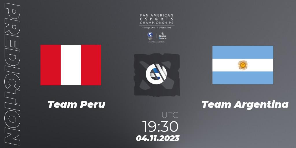 Pronóstico Team Peru - Team Argentina. 04.11.23, Dota 2, Pan American Esports Championships 2023: Open