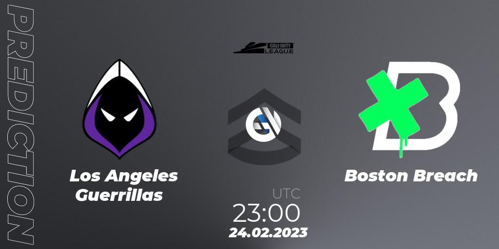 Pronóstico Los Angeles Guerrillas - Boston Breach. 24.02.2023 at 23:00, Call of Duty, Call of Duty League 2023: Stage 3 Major Qualifiers