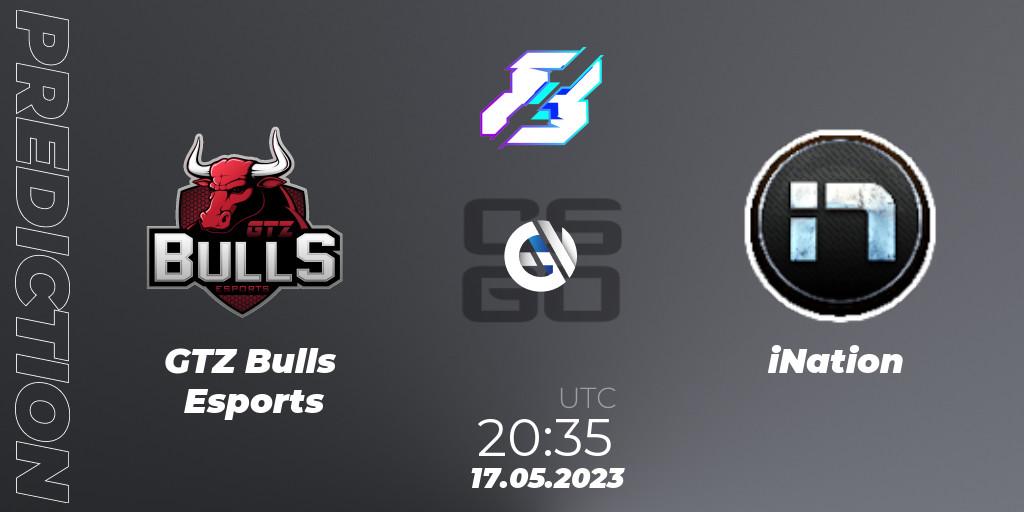 Pronóstico GTZ Bulls Esports - iNation. 17.05.23, CS2 (CS:GO), Gamers8 2023 Europe Open Qualifier 1