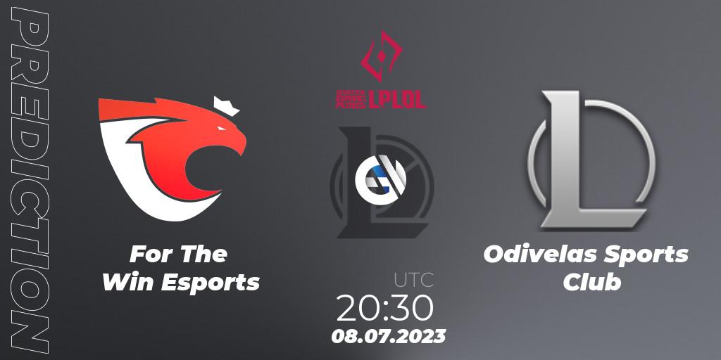 Pronóstico For The Win Esports - Odivelas Sports Club. 16.06.2023 at 20:30, LoL, LPLOL Split 2 2023 - Group Stage