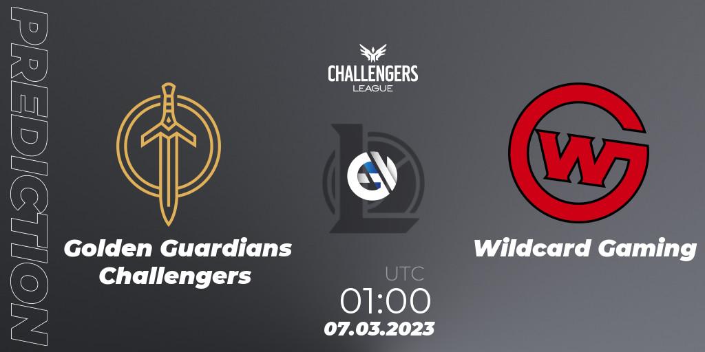 Pronóstico Golden Guardians Challengers - Wildcard Gaming. 07.03.23, LoL, NACL 2023 Spring - Group Stage
