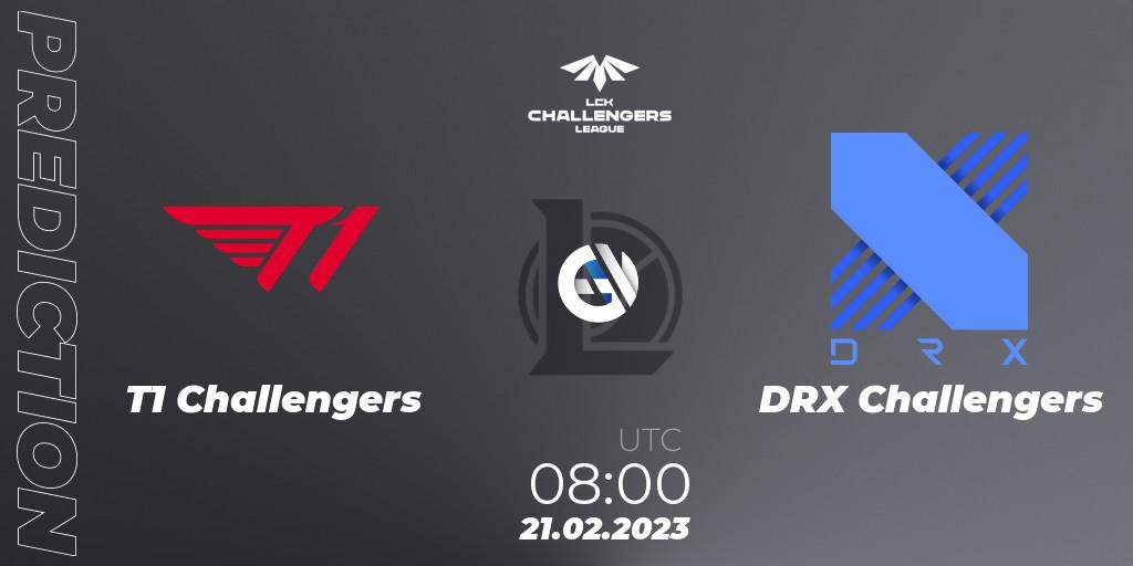 Pronóstico T1 Challengers - DRX Challengers. 21.02.23, LoL, LCK Challengers League 2023 Spring