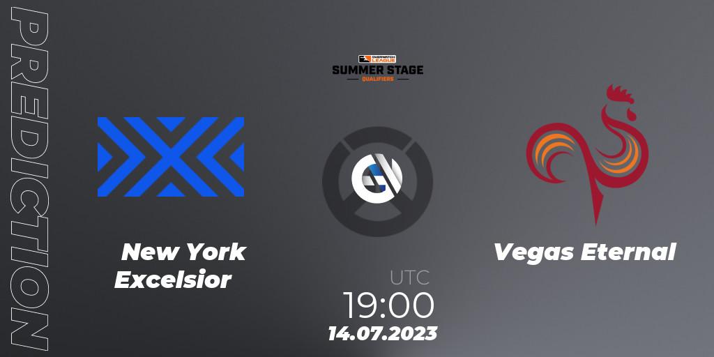 Pronóstico New York Excelsior - Vegas Eternal. 14.07.23, Overwatch, Overwatch League 2023 - Summer Stage Qualifiers