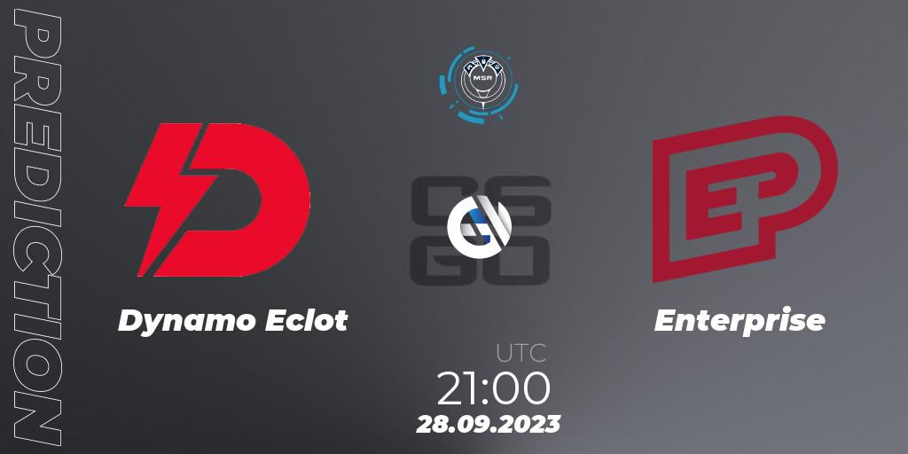 Pronóstico Dynamo Eclot - Enterprise. 29.09.2023 at 08:15, Counter-Strike (CS2), Slovak National Championship 2023