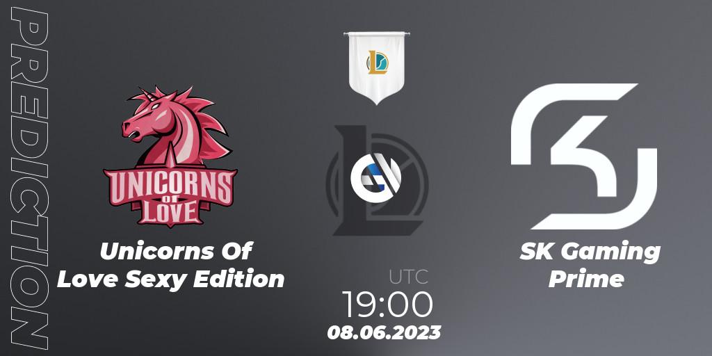 Pronóstico Unicorns Of Love Sexy Edition - SK Gaming Prime. 08.06.23, LoL, Prime League Summer 2023 - Group Stage