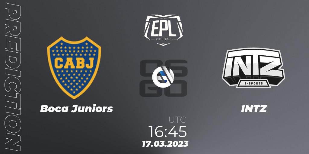 Pronóstico Boca Juniors - INTZ. 17.03.2023 at 16:50, Counter-Strike (CS2), EPL World Series: Americas Season 3