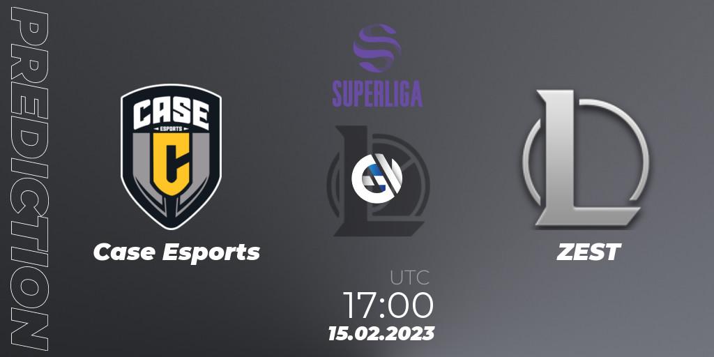 Pronóstico Case Esports - ZEST. 15.02.2023 at 17:00, LoL, LVP Superliga 2nd Division Spring 2023 - Group Stage