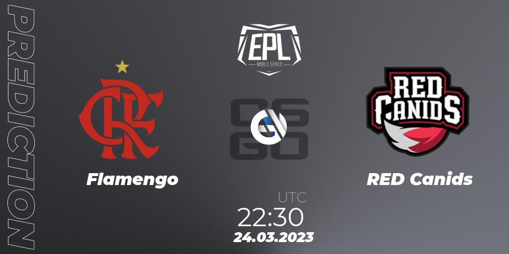 Pronóstico Flamengo - RED Canids. 24.03.23, CS2 (CS:GO), EPL World Series: Americas Season 3