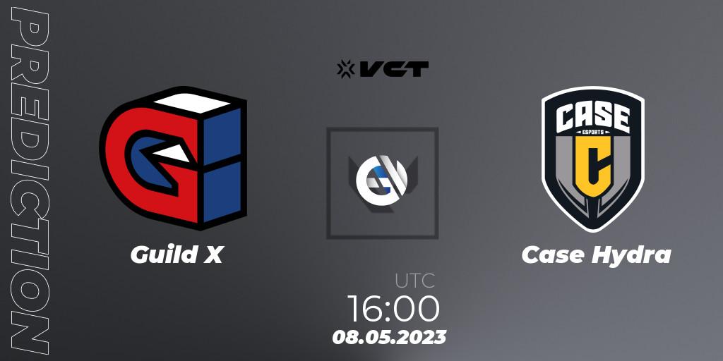 Pronóstico Guild X - Case Hydra. 08.05.2023 at 16:00, VALORANT, VCT Game Changers EMEA 2023 Group B