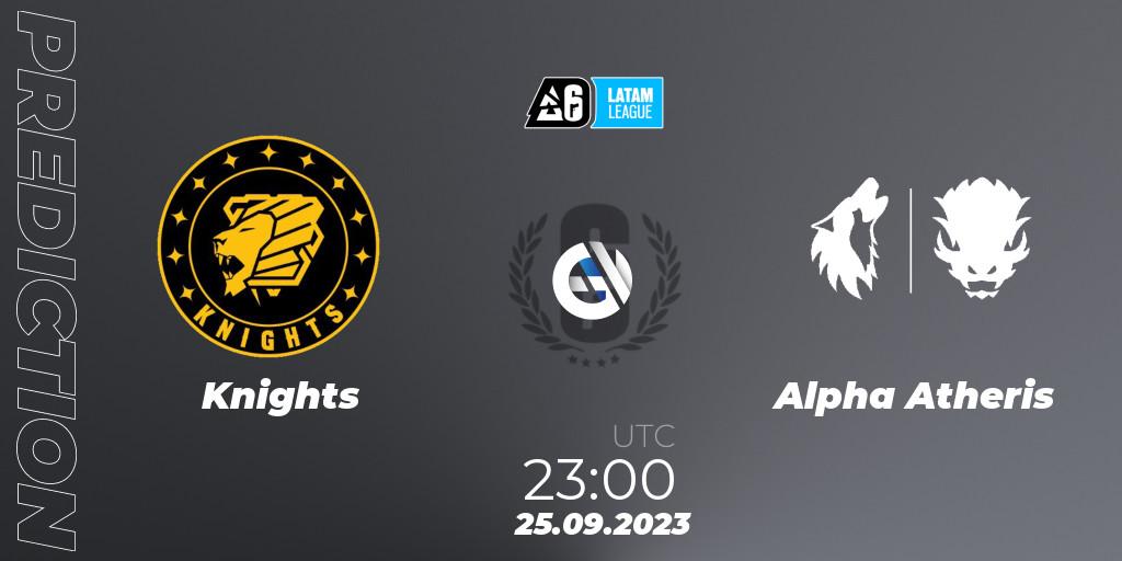 Pronóstico Knights - Alpha Atheris. 26.09.2023 at 02:00, Rainbow Six, LATAM League 2023 - Stage 2