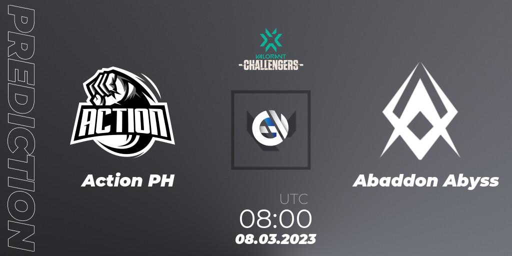 Pronóstico Action PH - Abaddon Abyss. 07.03.23, VALORANT, VALORANT Challengers 2023: Philippines Split 1