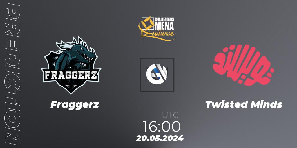 Pronóstico Fraggerz - Twisted Minds. 20.05.2024 at 16:00, VALORANT, VALORANT Challengers 2024 MENA: Resilience Split 2 - GCC and Iraq