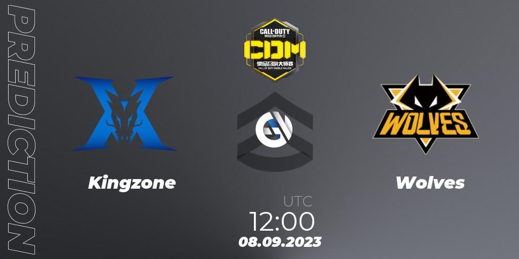 Pronóstico Kingzone - Wolves. 08.09.2023 at 12:00, Call of Duty, China Masters 2023 S6: Championship