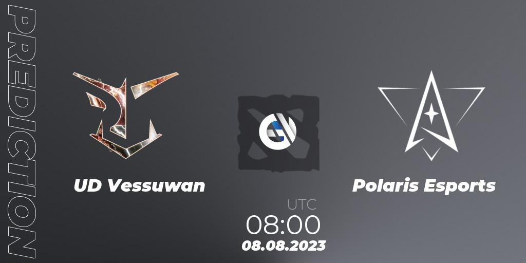 Pronóstico UD Vessuwan - Polaris Esports. 13.08.23, Dota 2, LingNeng Trendy Invitational