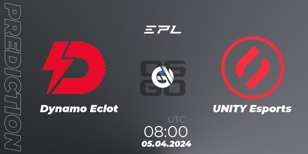 Pronóstico Dynamo Eclot - UNITY Esports. 05.04.2024 at 08:00, Counter-Strike (CS2), European Pro League Season 16: Division 2