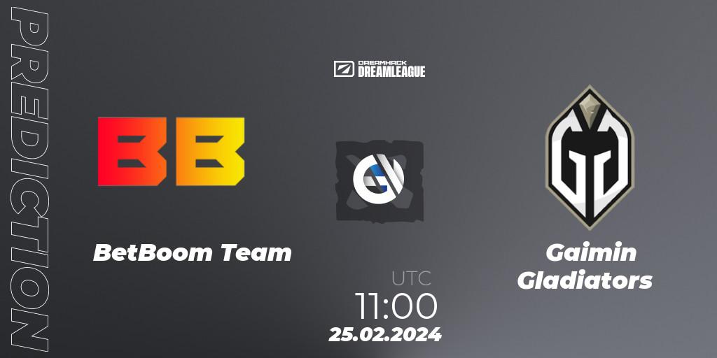 Pronóstico BetBoom Team - Gaimin Gladiators. 25.02.24, Dota 2, DreamLeague Season 22