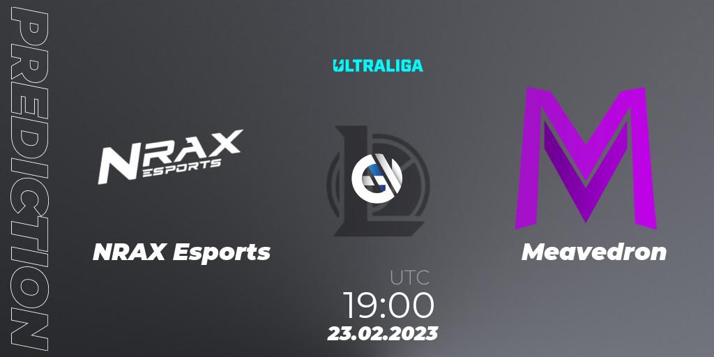Pronóstico NRAX Esports - Meavedron. 23.02.2023 at 19:00, LoL, Ultraliga 2nd Division Season 6