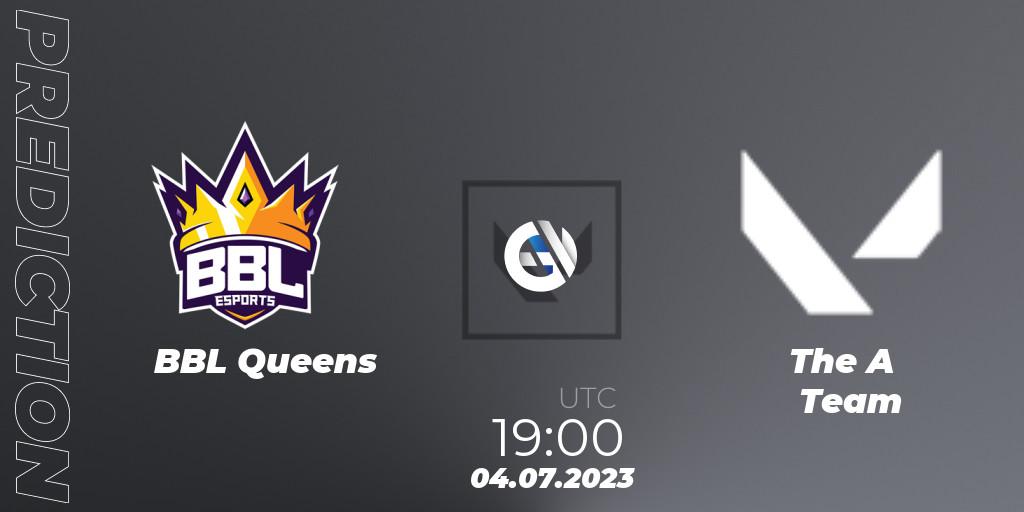 Pronóstico BBL Queens - The A Team. 04.07.2023 at 19:10, VALORANT, VCT 2023: Game Changers EMEA Series 2 - Group Stage
