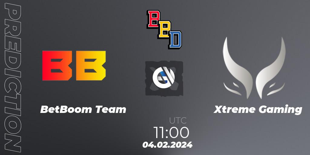 Pronóstico BetBoom Team - Xtreme Gaming. 04.02.24, Dota 2, BetBoom Dacha Dubai 2024