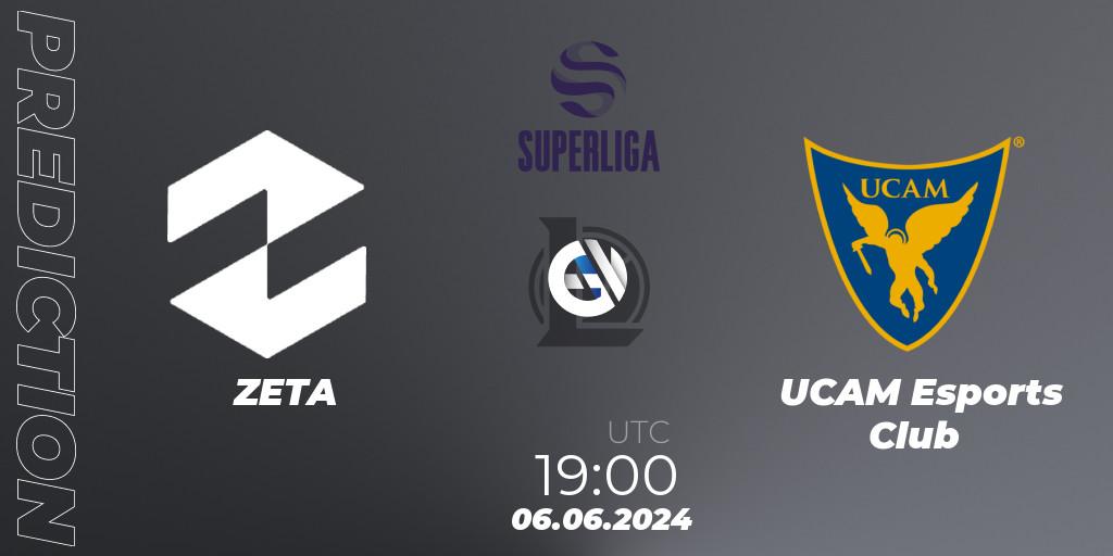 Pronóstico ZETA - UCAM Esports Club. 06.06.2024 at 19:00, LoL, LVP Superliga Summer 2024