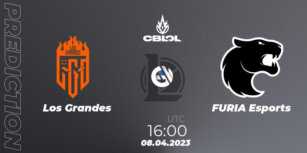 Pronóstico Los Grandes - FURIA Esports. 08.04.2023 at 16:00, LoL, CBLOL Split 1 2023 - Playoffs