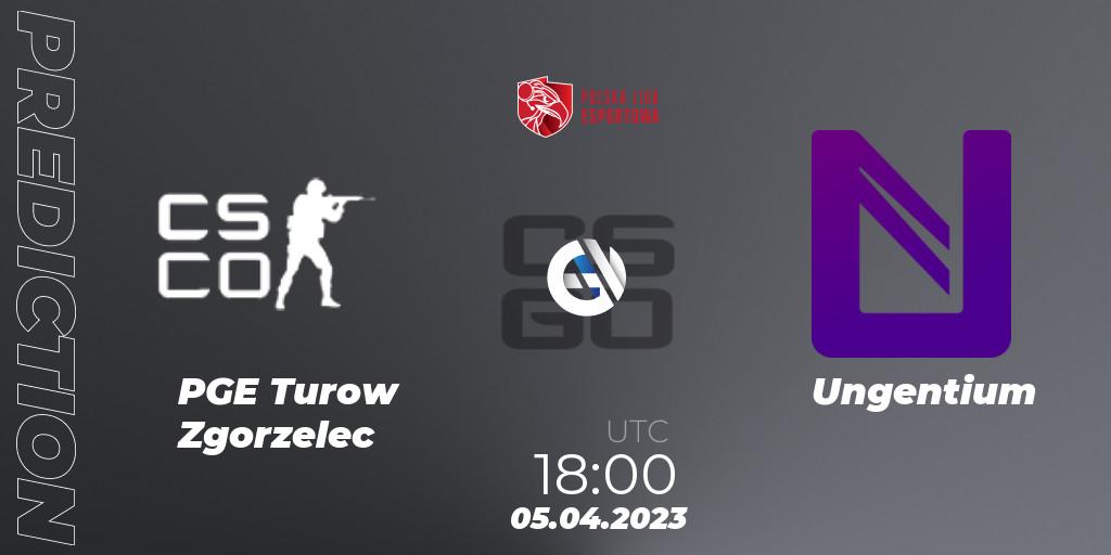 Pronóstico PGE Turow Zgorzelec - Ungentium. 05.04.23, CS2 (CS:GO), Polska Liga Esportowa 2023: Split #1