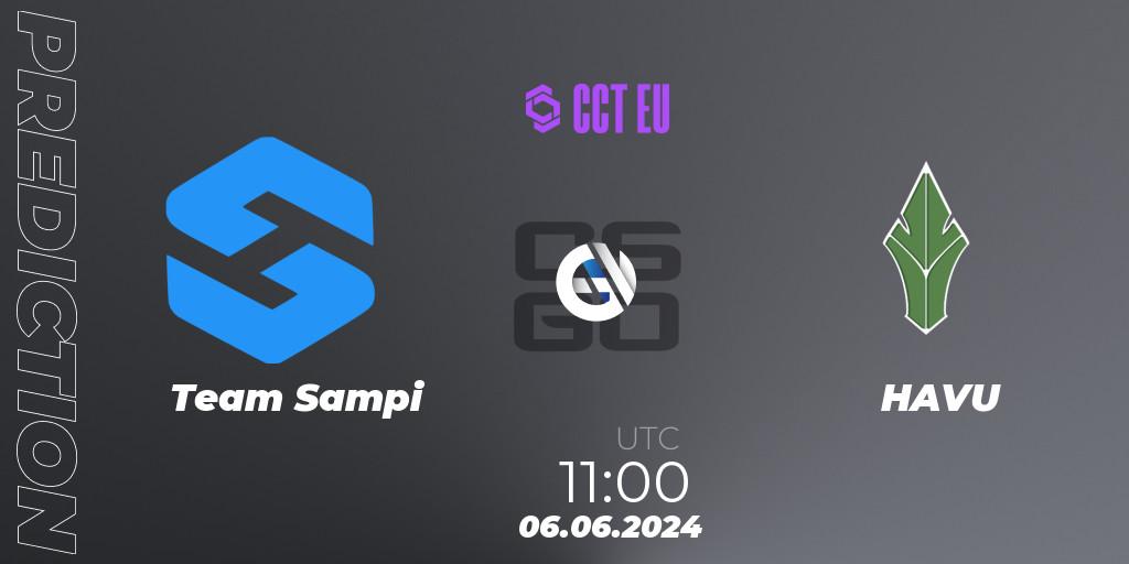 Pronóstico Team Sampi - HAVU. 06.06.2024 at 11:00, Counter-Strike (CS2), CCT Season 2 Europe Series 5