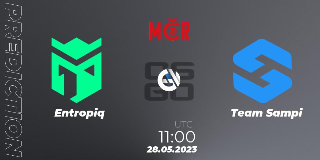 Pronóstico Entropiq - Team Sampi. 28.05.2023 at 11:00, Counter-Strike (CS2), Tipsport Cup Bratislava 2023