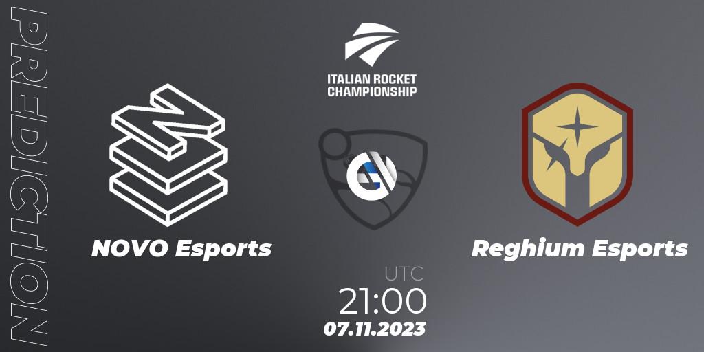 Pronóstico NOVO Esports - Reghium Esports. 07.11.2023 at 21:00, Rocket League, Italian Rocket Championship Season 11Serie A Relegation
