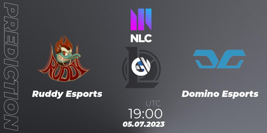 Pronóstico Ruddy Esports - Domino Esports. 05.07.2023 at 19:00, LoL, NLC Summer 2023 - Group Stage