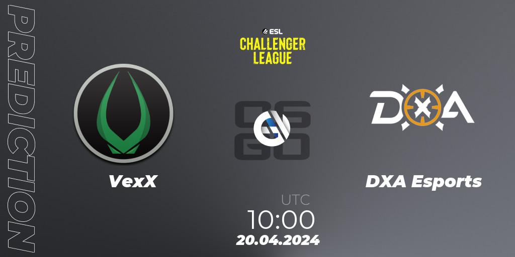 Pronóstico VexX - DXA Esports. 07.05.2024 at 11:10, Counter-Strike (CS2), ESL Challenger League Season 47: Oceania