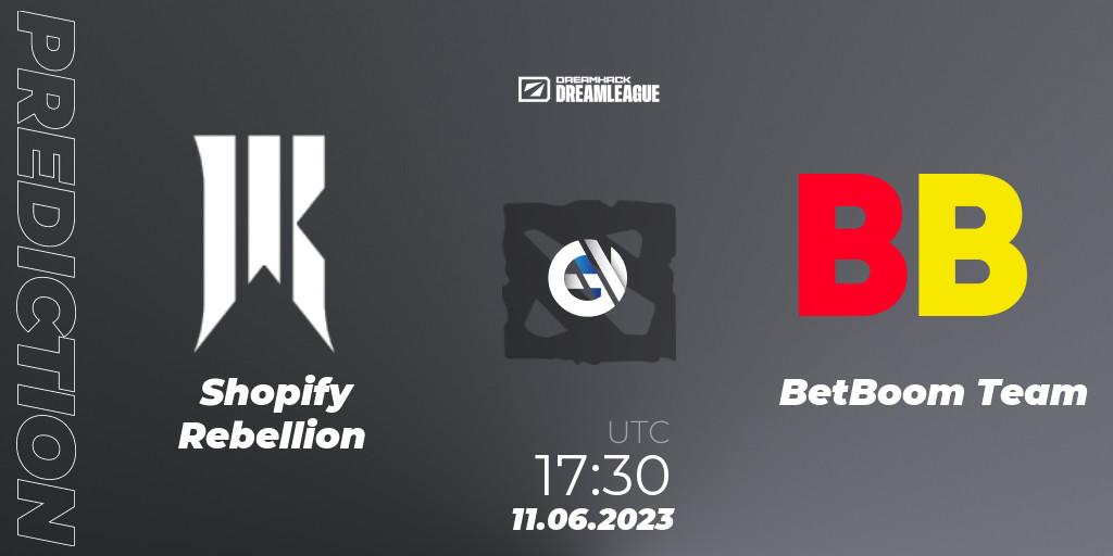 Pronóstico Shopify Rebellion - BetBoom Team. 11.06.23, Dota 2, DreamLeague Season 20 - Group Stage 1