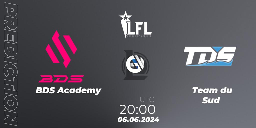 Pronóstico BDS Academy - Team du Sud. 06.06.2024 at 20:00, LoL, LFL Summer 2024