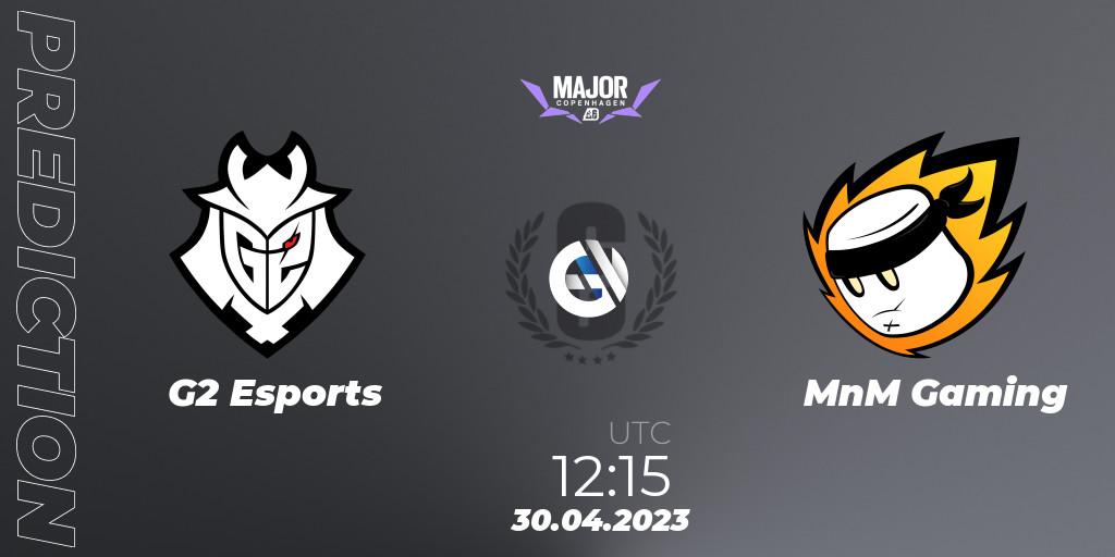 Pronóstico G2 Esports - MnM Gaming. 30.04.23, Rainbow Six, BLAST R6 Major Copenhagen 2023