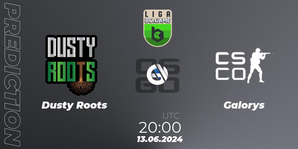 Pronóstico Dusty Roots - Galorys. 13.06.2024 at 20:00, Counter-Strike (CS2), Dust2 Brasil Liga Season 3