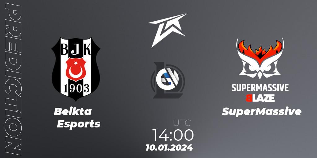 Pronóstico Beşiktaş Esports - SuperMassive. 10.01.2024 at 14:00, LoL, TCL 2024 Season Cup