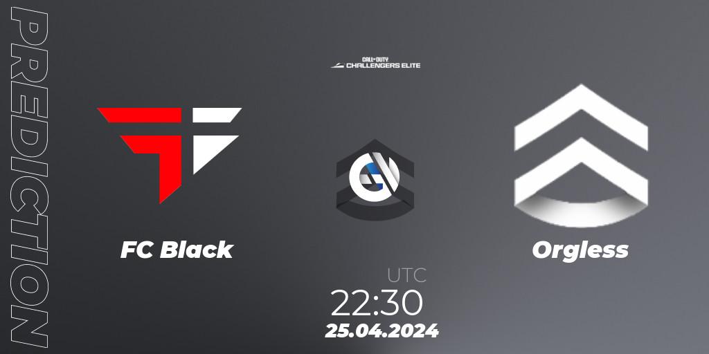 Pronóstico FC Black - Orgless. 25.04.2024 at 22:30, Call of Duty, Call of Duty Challengers 2024 - Elite 2: NA