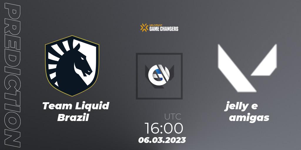 Pronóstico Team Liquid Brazil - jelly e amigas. 06.03.2023 at 21:00, VALORANT, VCT 2023: Game Changers Brazil Series 1 - Qualifier 3