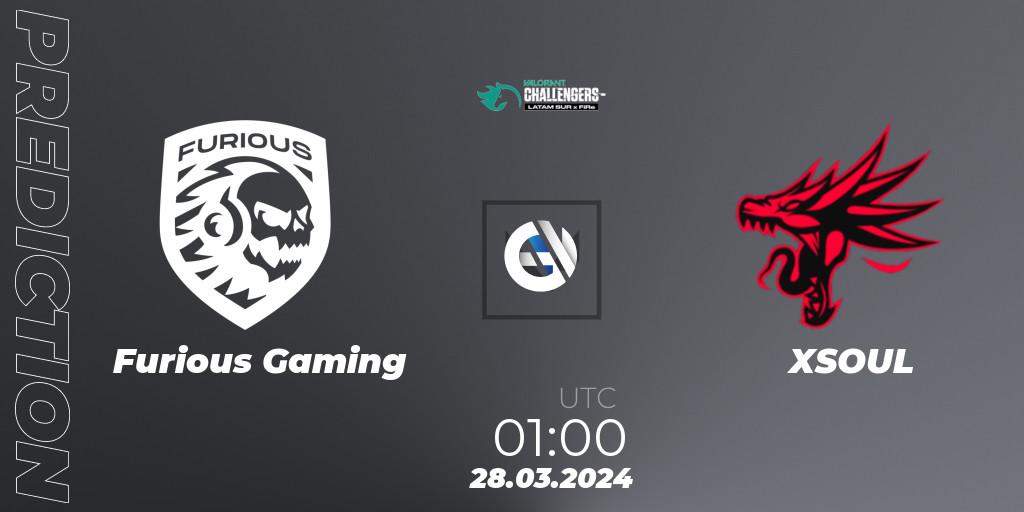 Pronóstico Furious Gaming - XSOUL. 28.03.2024 at 01:00, VALORANT, VALORANT Challengers 2024: LAS Split 1