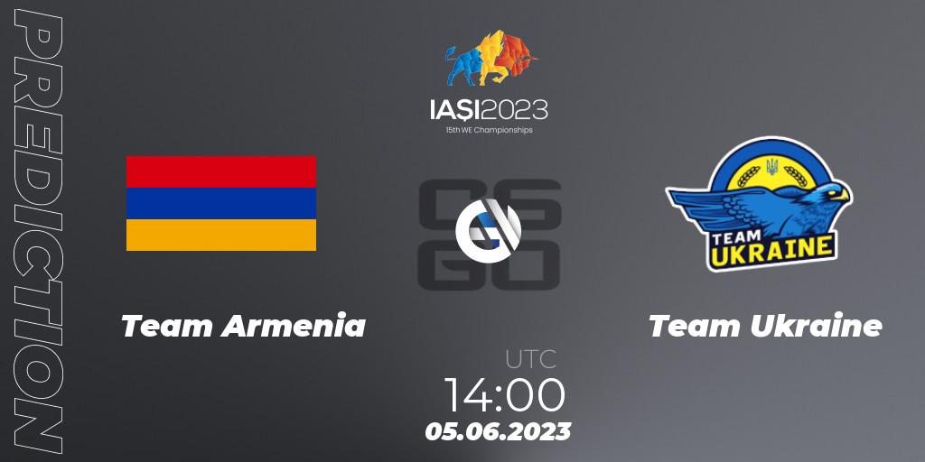 Pronóstico Team Armenia - Team Ukraine. 05.06.23, CS2 (CS:GO), IESF World Esports Championship 2023: Eastern Europe Qualifier