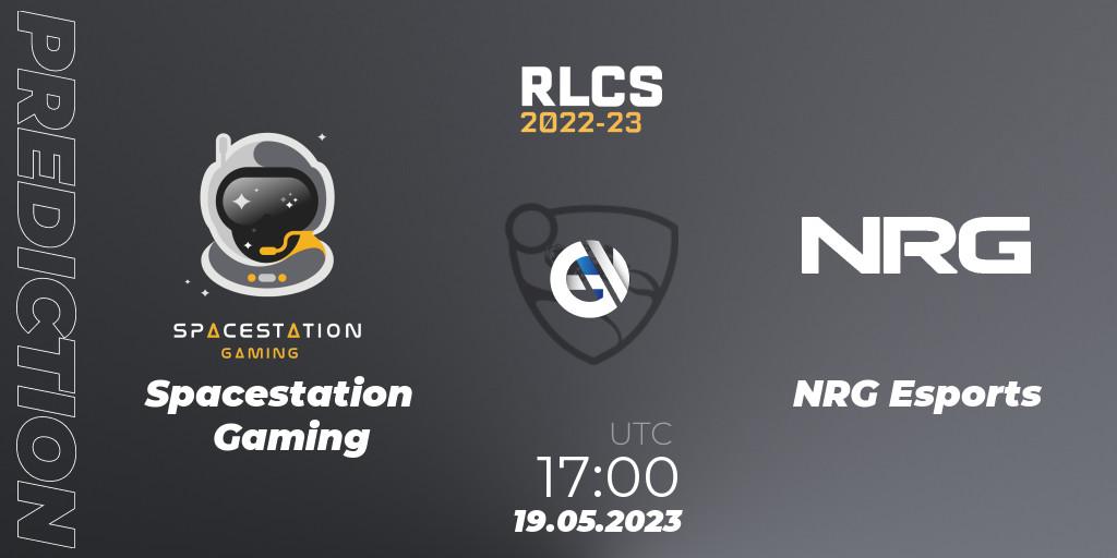 Pronóstico Spacestation Gaming - NRG Esports. 19.05.2023 at 17:00, Rocket League, RLCS 2022-23 - Spring: North America Regional 2 - Spring Cup