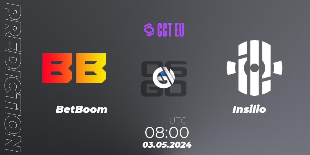 Pronóstico BetBoom - Insilio. 03.05.2024 at 08:00, Counter-Strike (CS2), CCT Season 2 Europe Series 1