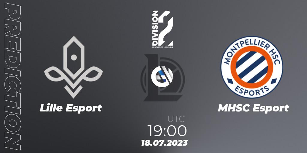 Pronóstico Lille Esport - MHSC Esport. 18.07.2023 at 19:00, LoL, LFL Division 2 Summer 2023 - Group Stage