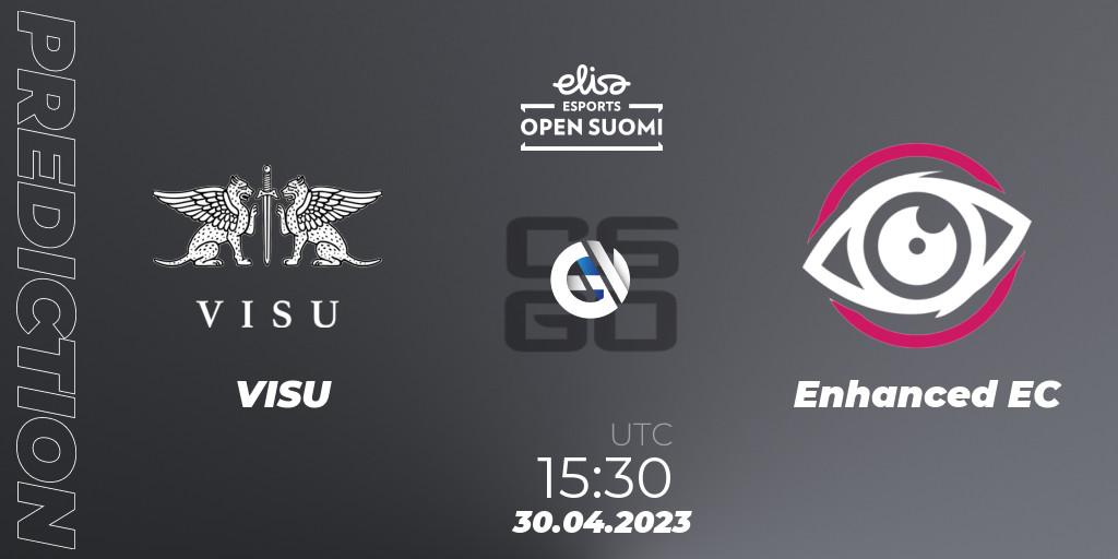 Pronóstico VISU - Enhanced EC. 30.04.2023 at 15:30, Counter-Strike (CS2), Elisa Open Suomi Season 5