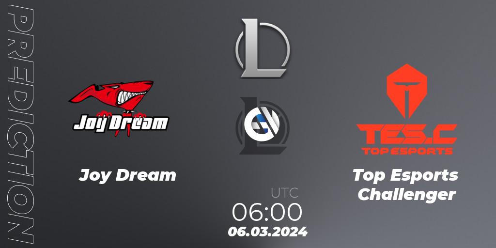 Pronóstico Joy Dream - Top Esports Challenger. 06.03.24, LoL, LDL 2024 - Stage 1