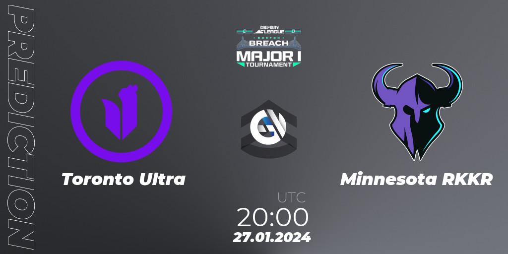 Pronóstico Toronto Ultra - Minnesota RØKKR. 27.01.2024 at 21:30, Call of Duty, Call of Duty League 2024: Stage 1 Major